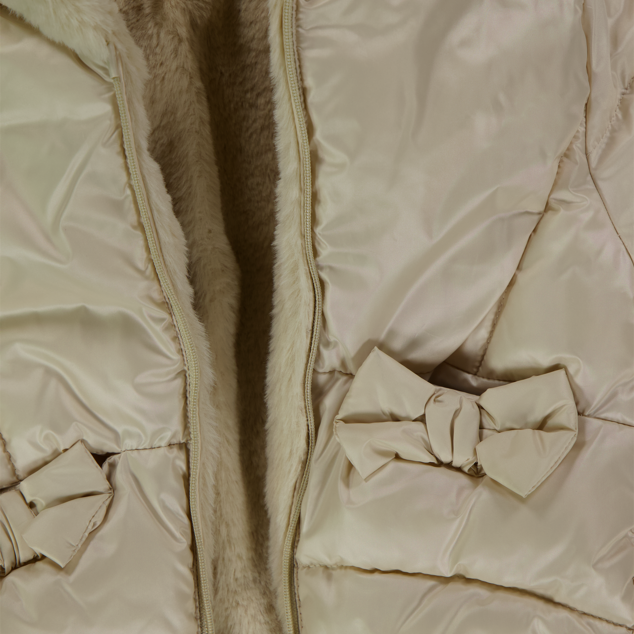 Mayoral Baby Meisjes Winterjas In Licht Beige