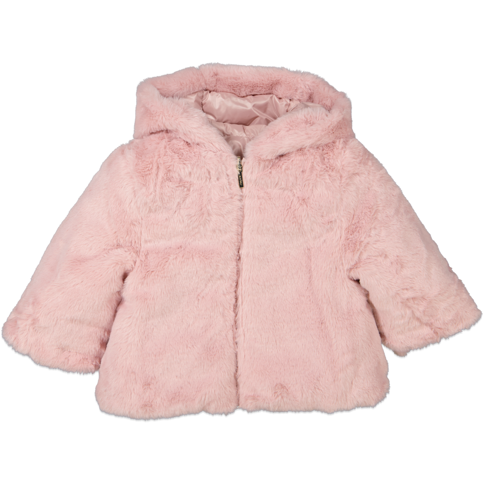 Mayoral Baby Meisjes Winterjas In Licht Roze