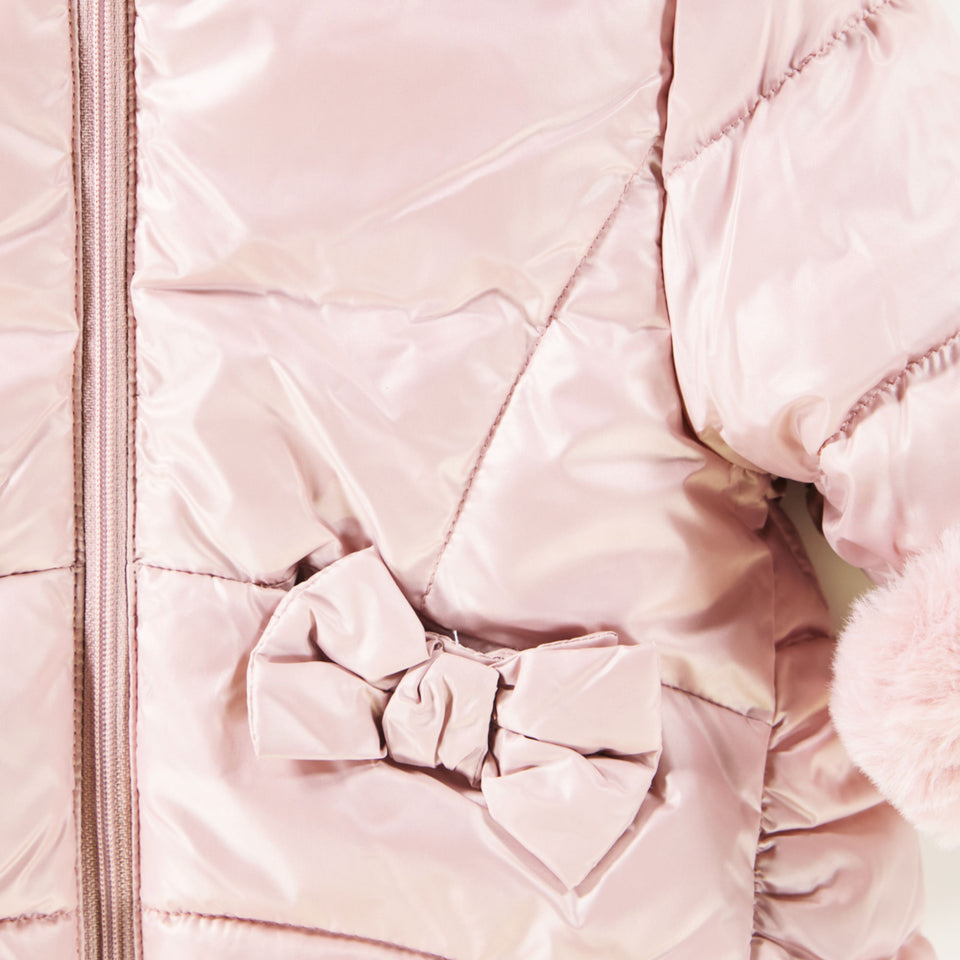 Mayoral Baby Meisjes Winterjas In Licht Roze