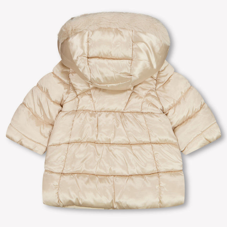 Mayoral Baby Meisjes Winterjas In Beige