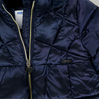 Mayoral Baby Meisjes Winterjas In Navy