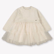 Mayoral Baby Meisjes Jurk In Licht Beige