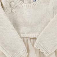 Mayoral Baby Meisjes Jurk In Licht Beige