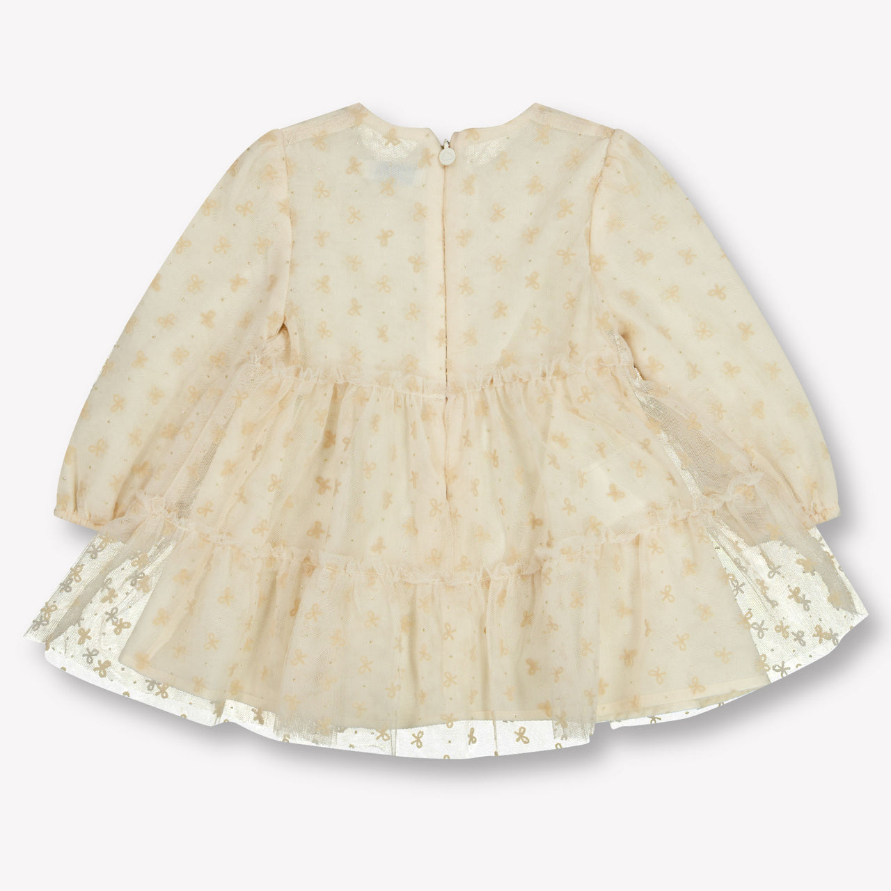 Mayoral Baby Meisjes Jurk In Off White