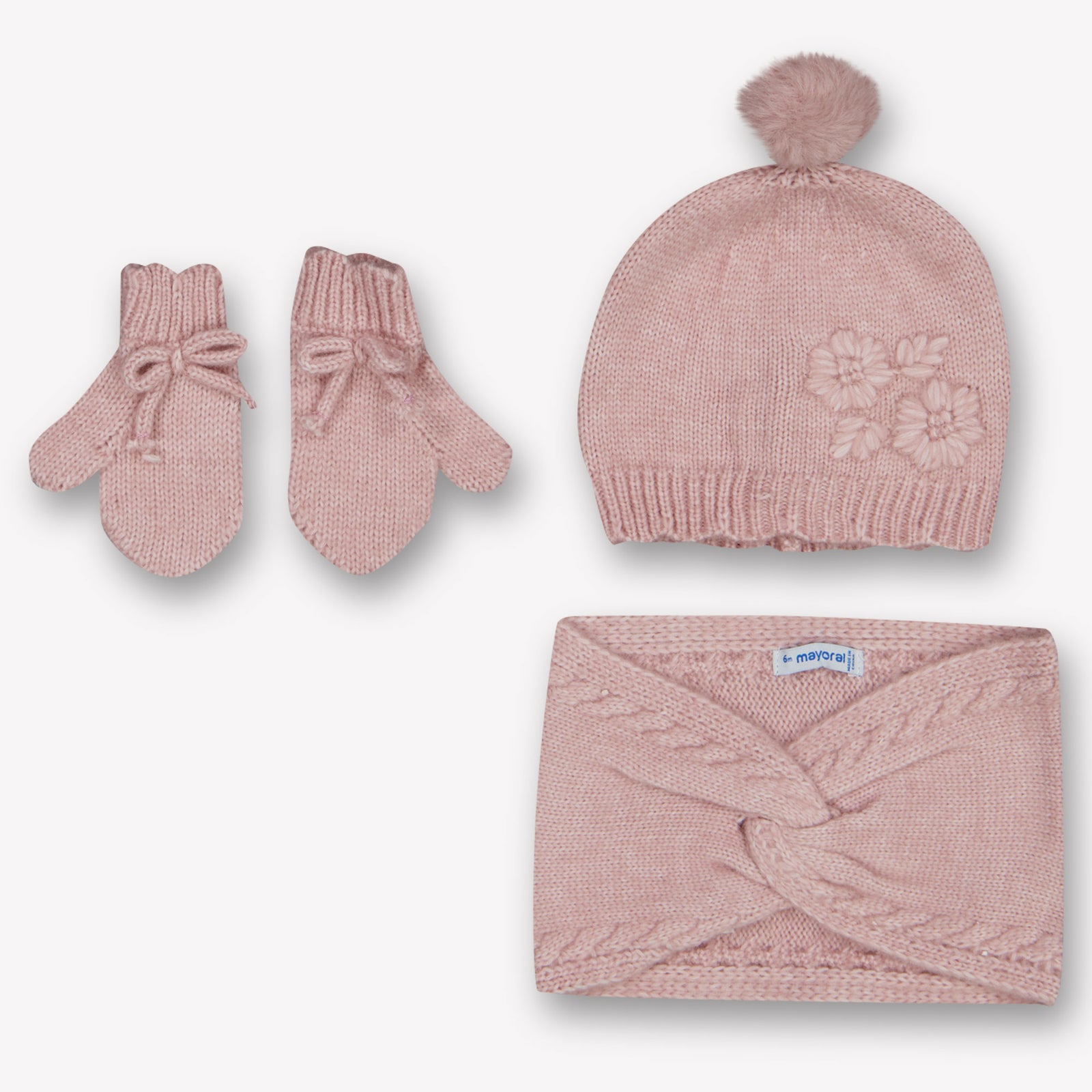 Mayoral Baby Meisjes Muts In Licht Roze