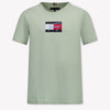 Tommy Hilfiger Kinder Jongens T-Shirt In Licht Groen