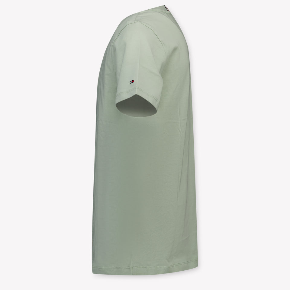 Tommy Hilfiger Kinder Jongens T-Shirt In Licht Groen