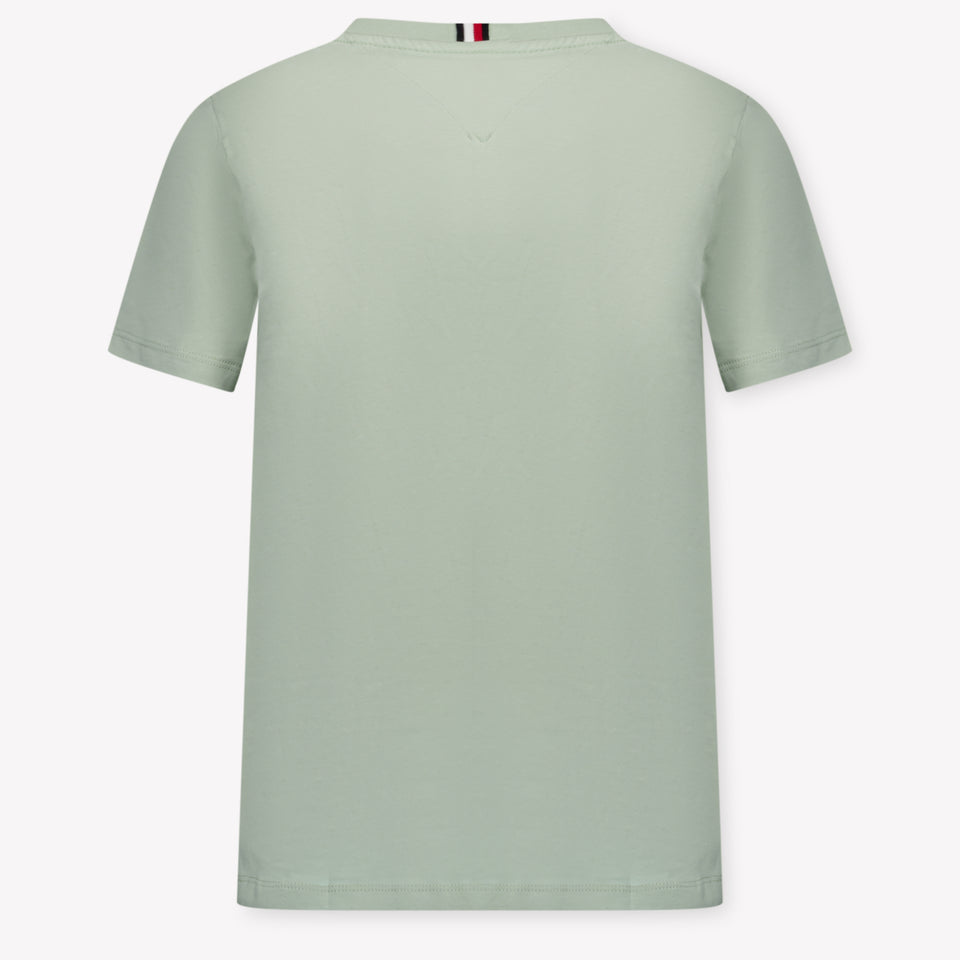 Tommy Hilfiger Kinder Jongens T-Shirt In Licht Groen