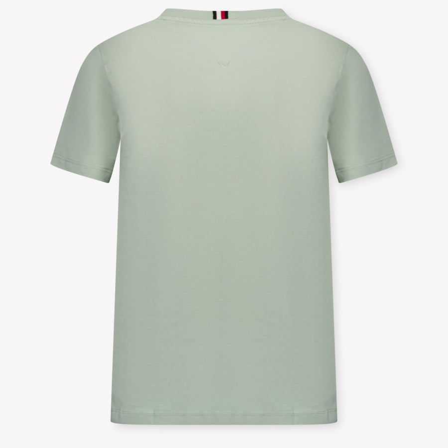 Tommy Hilfiger Kinder Jongens T-Shirt In Licht Groen