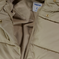 Mayoral Kinder Meisjes Winterjas In Beige
