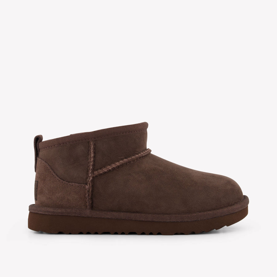 UGG Ultra Mini Kinder Unisex Laarzen In Donker Bruin