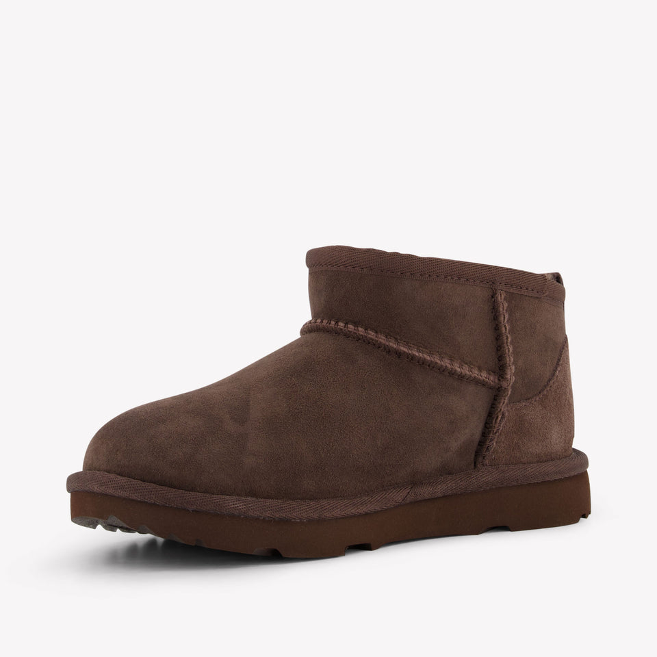 UGG Ultra Mini Unisex Laarzen In Donker Bruin