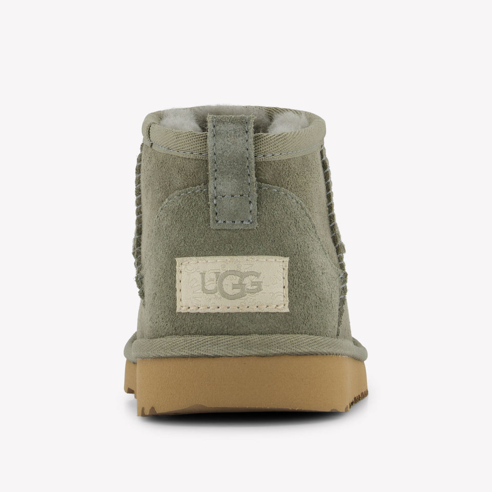 UGG Ultra Mini Unisex Laarzen In Olijf Groen