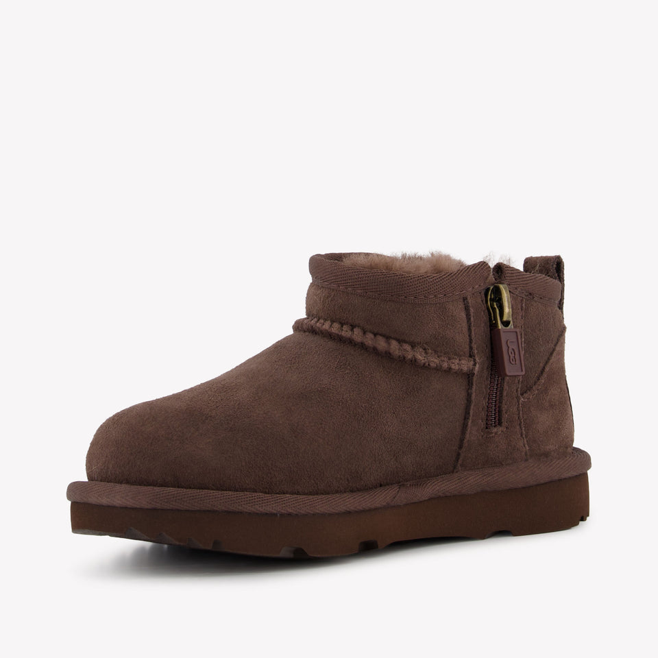 UGG Ultra Mini Unisex Laarzen In Donker Bruin
