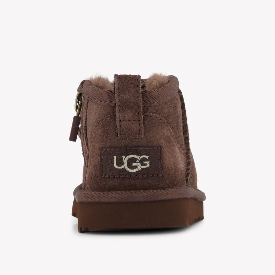 UGG Ultra Mini Unisex Laarzen In Donker Bruin