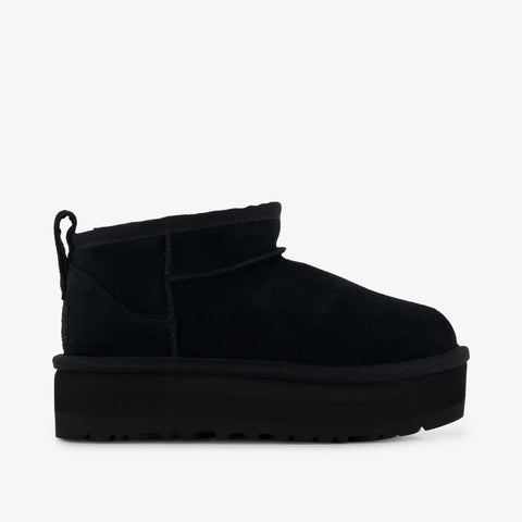UGG Ultra Mini Platform Meisjes Laarzen In Zwart