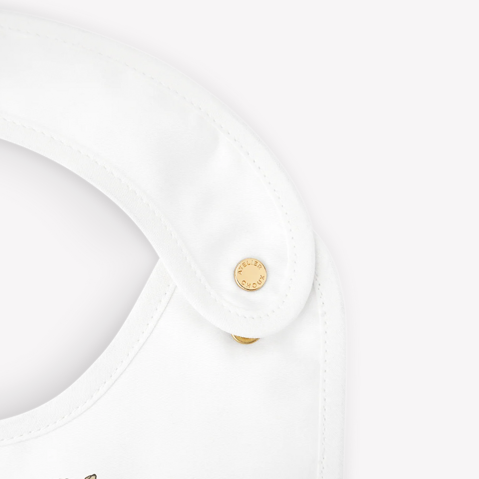 Atelier Choux Baby Slab Rocking Horse In Wit