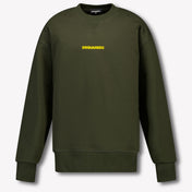 Dsquared2 Kinder Unisex Trui In Army