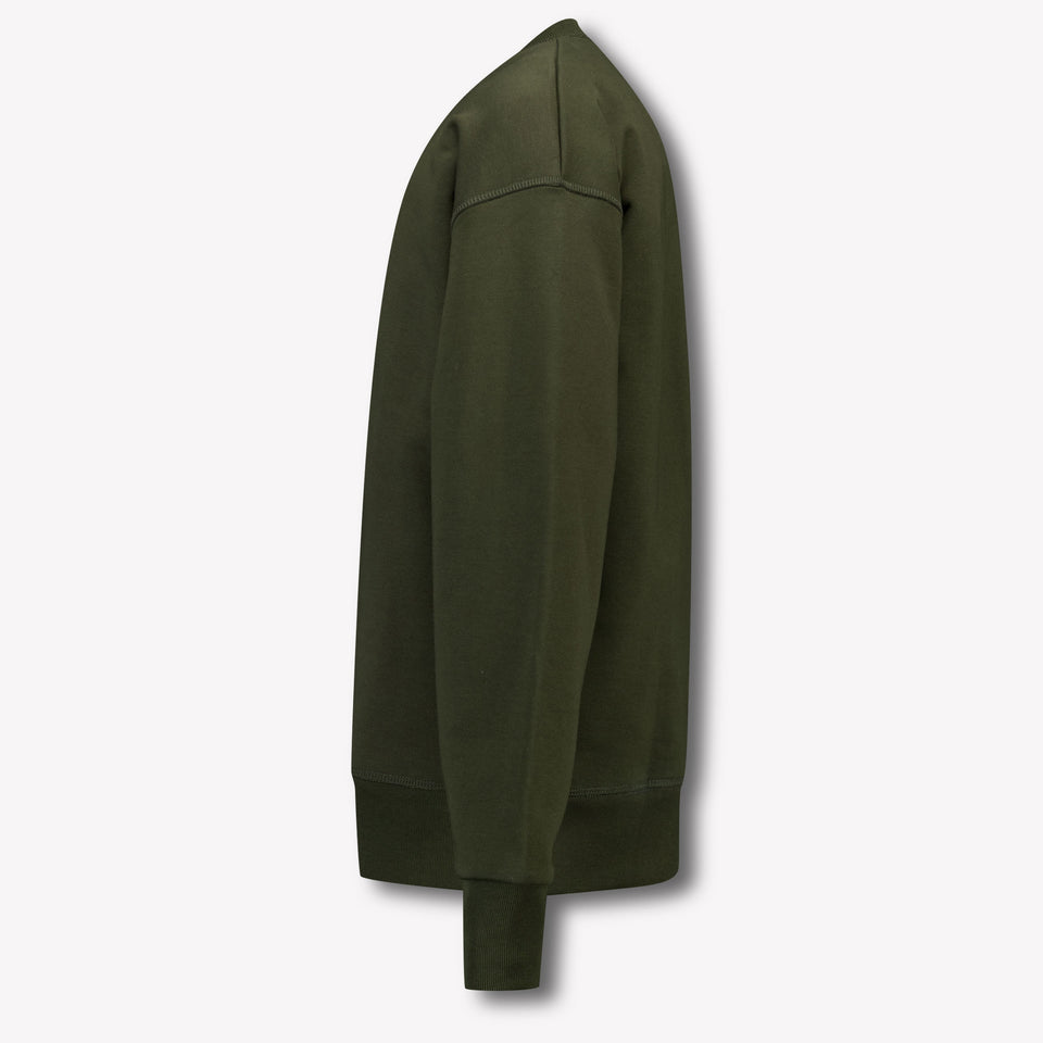 Dsquared2 Kinder Unisex Trui In Army