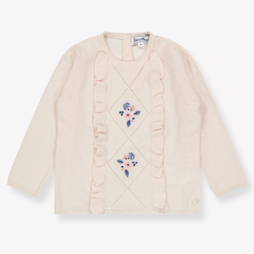 Tartine Et Chocolat Baby Meisjes Trui In Licht Roze