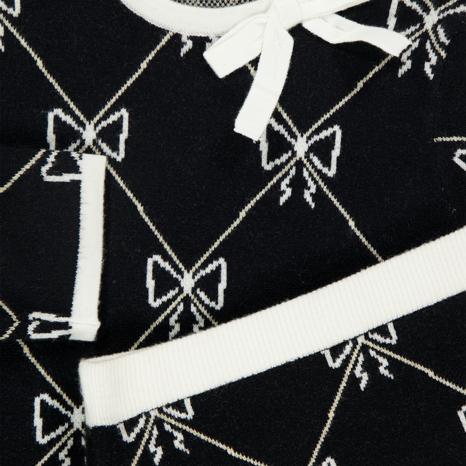 Abel & Lula Kinder Meisjes Setje In Zwart