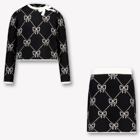 Abel & Lula Kinder Meisjes Setje In Zwart