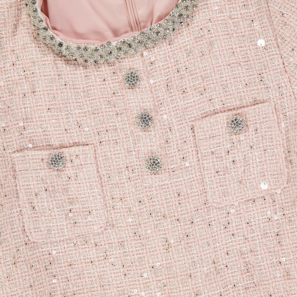 Prinsessefin Kinder Meisjes Jurk In Licht Roze