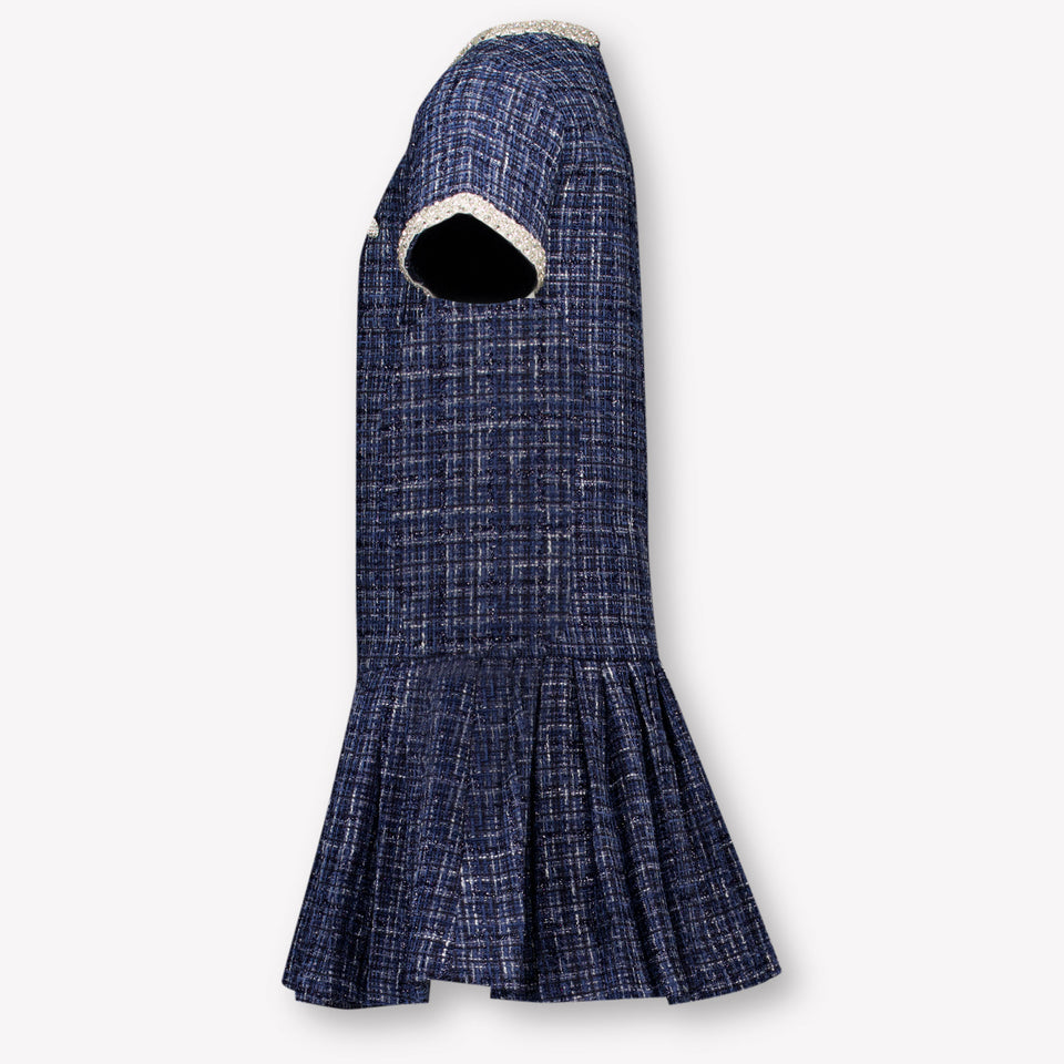 Prinsessefin Kinder Meisjes Jurk In Navy