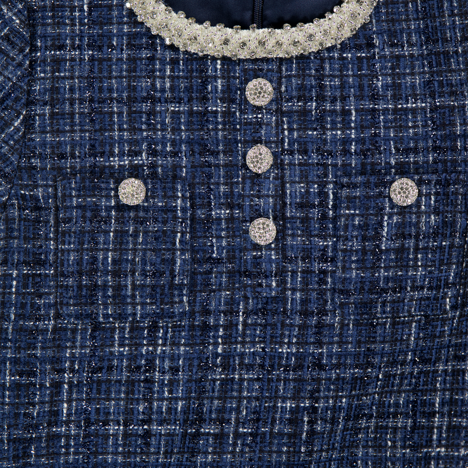 Prinsessefin Kinder Meisjes Jurk In Navy