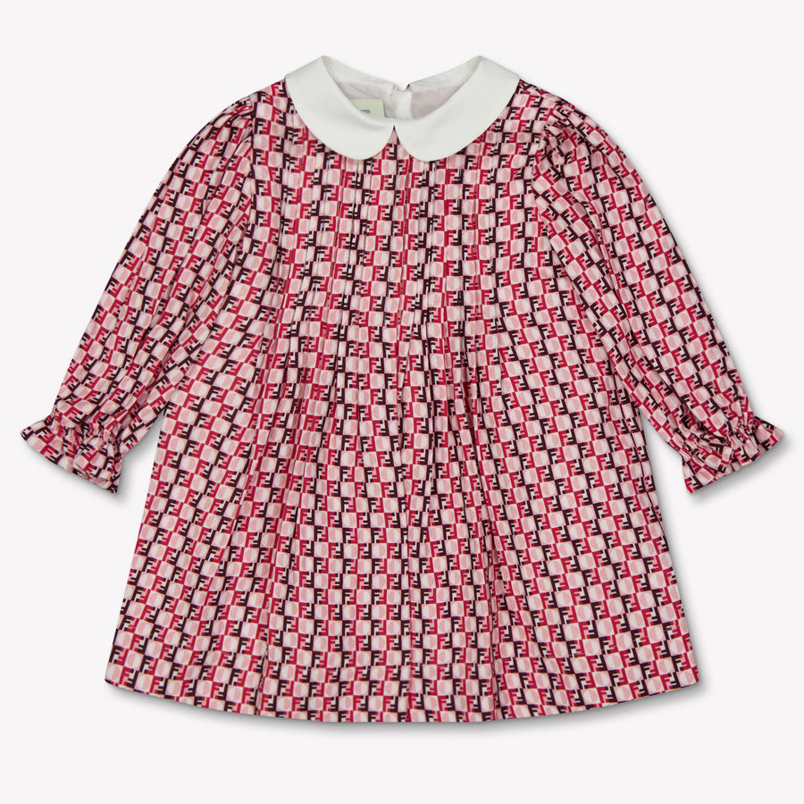 Fendi Baby Meisjes Jurk In Roze