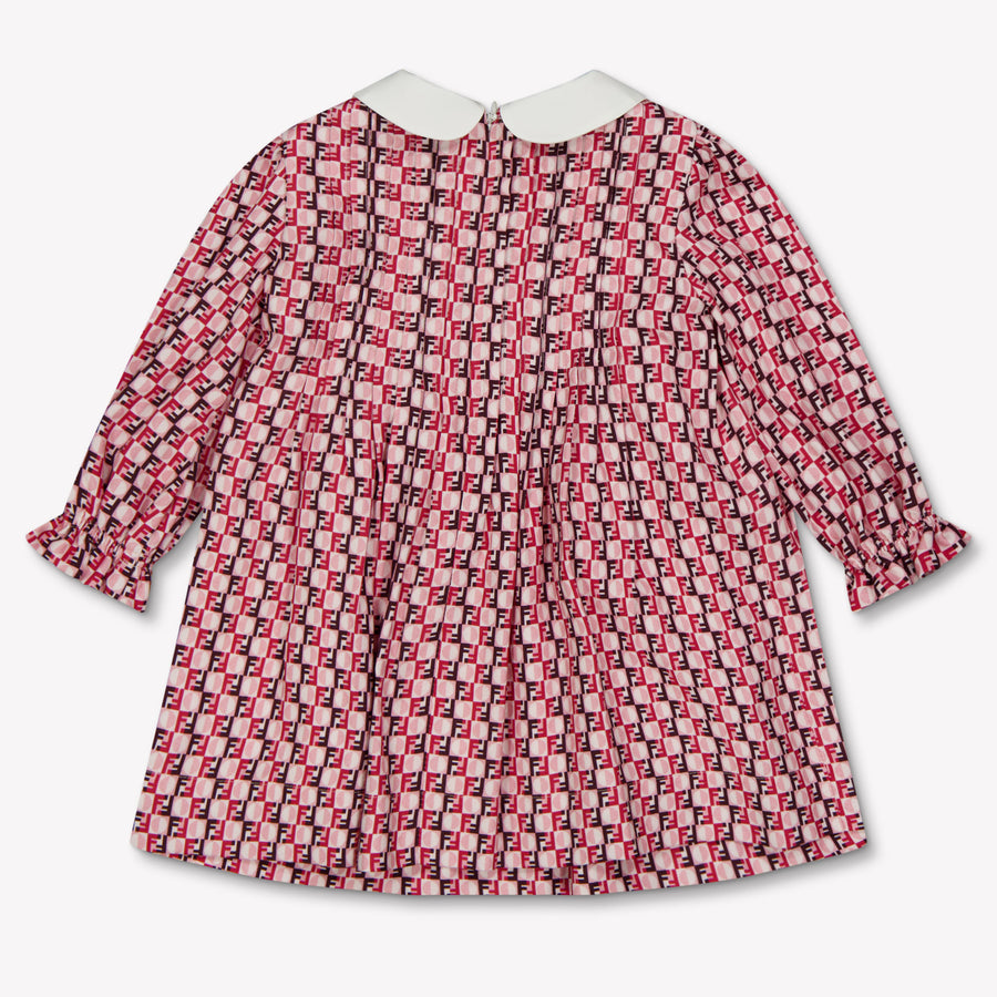 Fendi Baby Meisjes Jurk In Roze