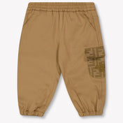 Fendi Baby Jongens Broek In Camel