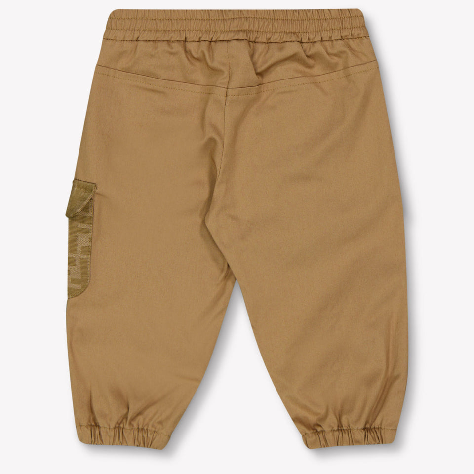 Fendi Baby Jongens Broek In Camel