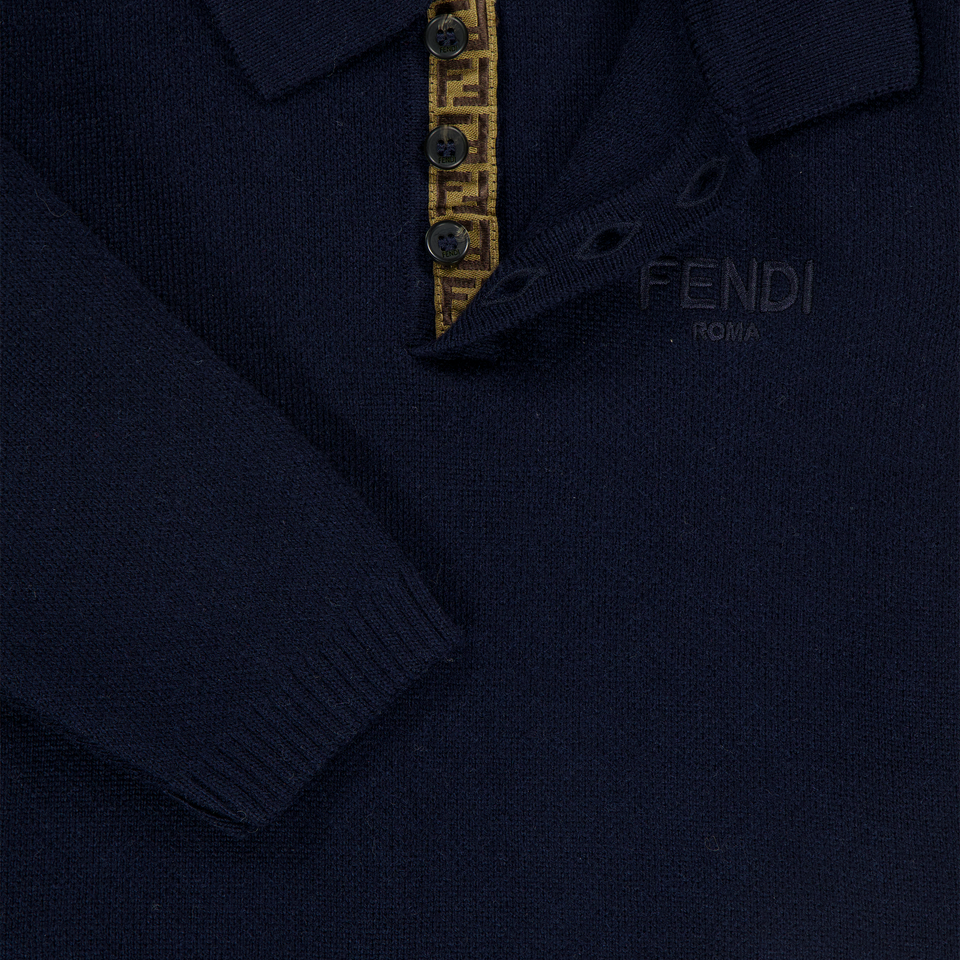 Fendi Baby Jongens Vest In Navy