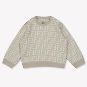 Fendi Baby Unisex Trui In Grijs