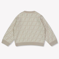 Fendi Baby Unisex Trui In Grijs