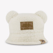 Fendi Baby Unisex Hoed In Off White