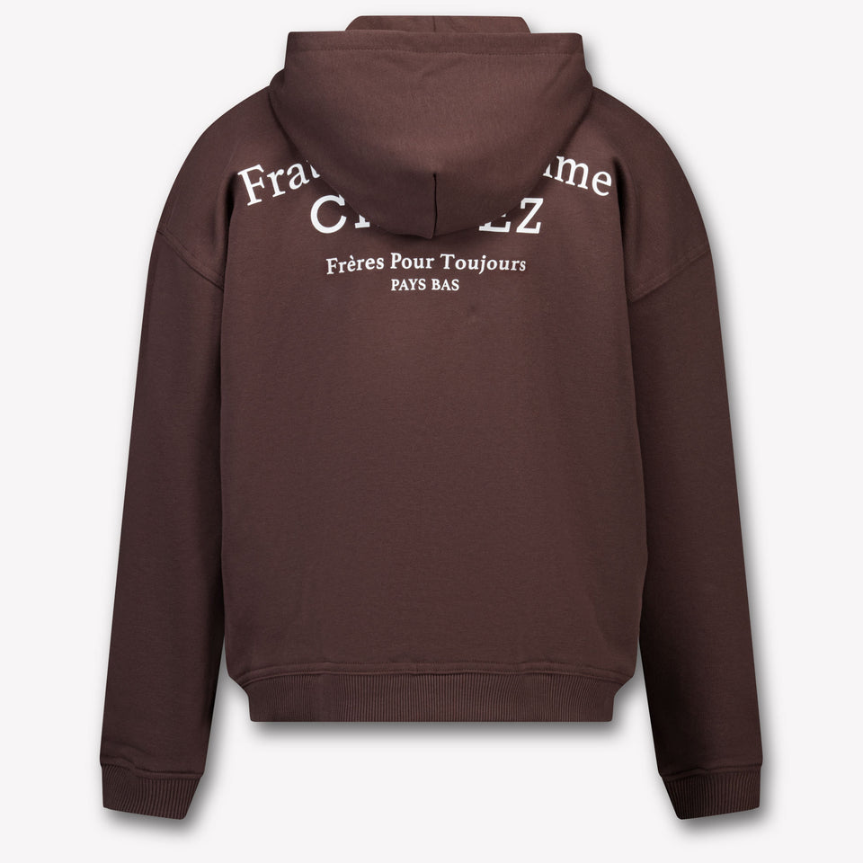 Croyez Kinder Jongens Vest In Bruin