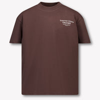Croyez Kinder Jongens T-Shirt In Bruin
