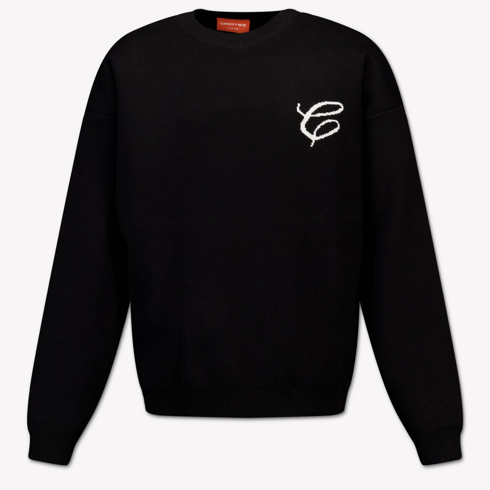 Croyez Kinder Jongens Trui In Zwart