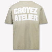 Croyez Kinder Jongens T-Shirt In Olijf Groen