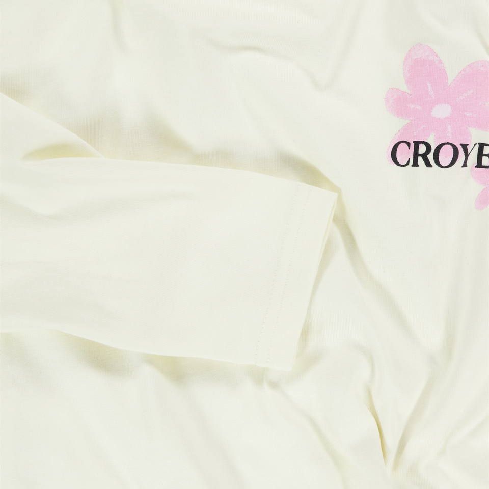 Croyez Kinder Jongens T-Shirt In Off White