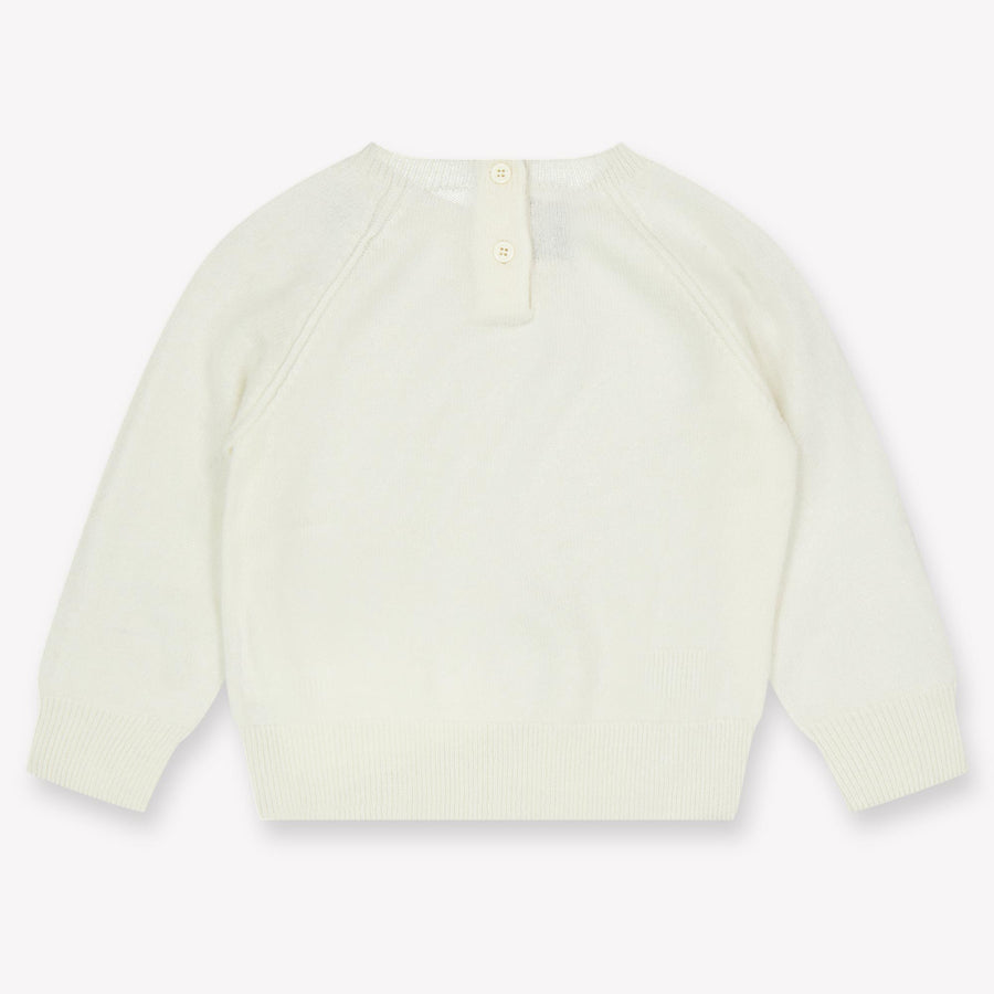 Moncler Baby Jongens Trui In Off White