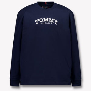Tommy Hilfiger Kinder Jongens T-Shirt In Navy