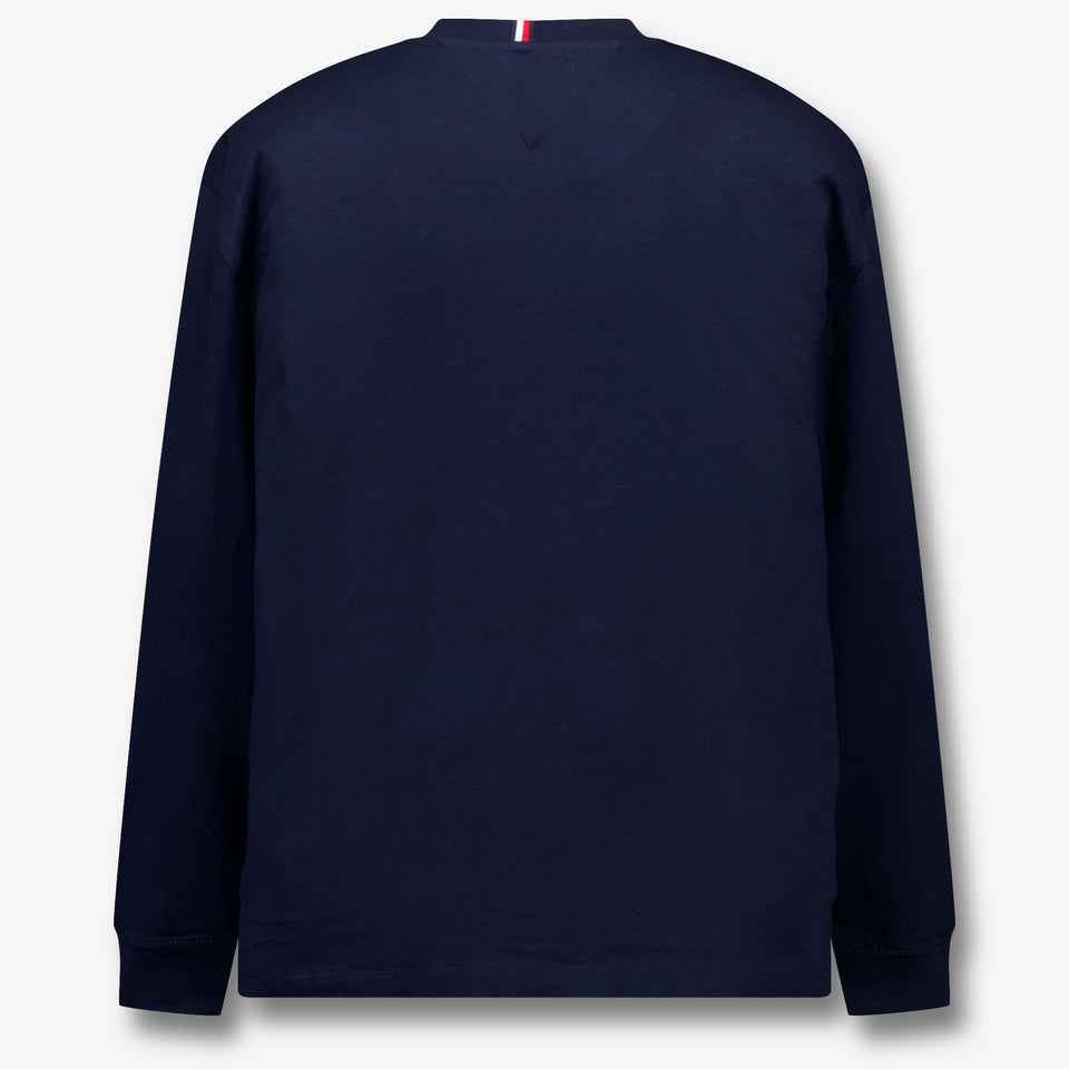 Tommy Hilfiger Kinder Jongens T-Shirt In Navy