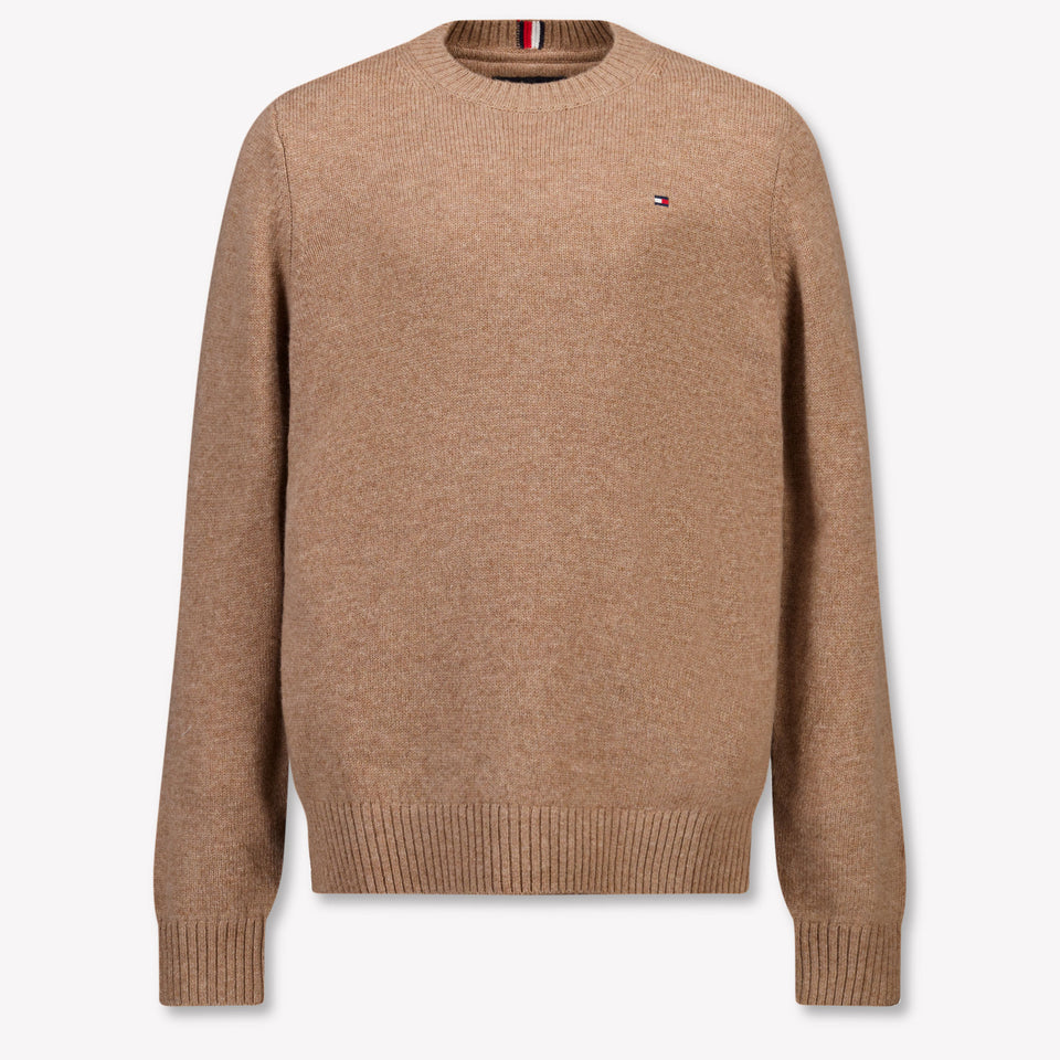 Tommy Hilfiger Kinder Jongens Trui In Camel
