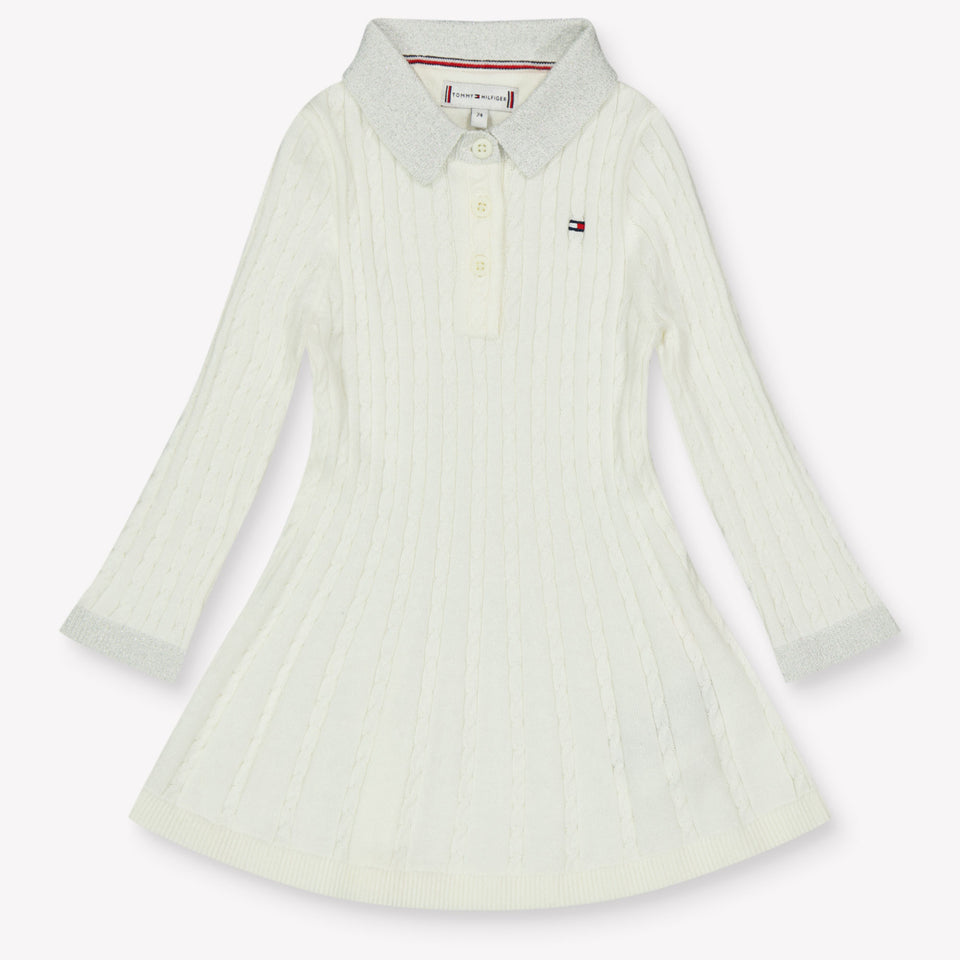 Tommy Hilfiger Baby Meisjes Jurk In Off White