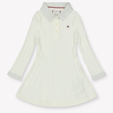 Tommy Hilfiger Baby Meisjes Jurk In Off White