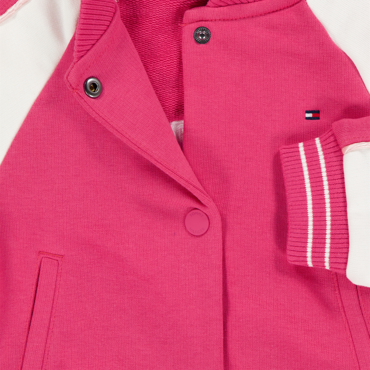 Tommy Hilfiger Baby Meisjes Tussenjas In Donker Roze