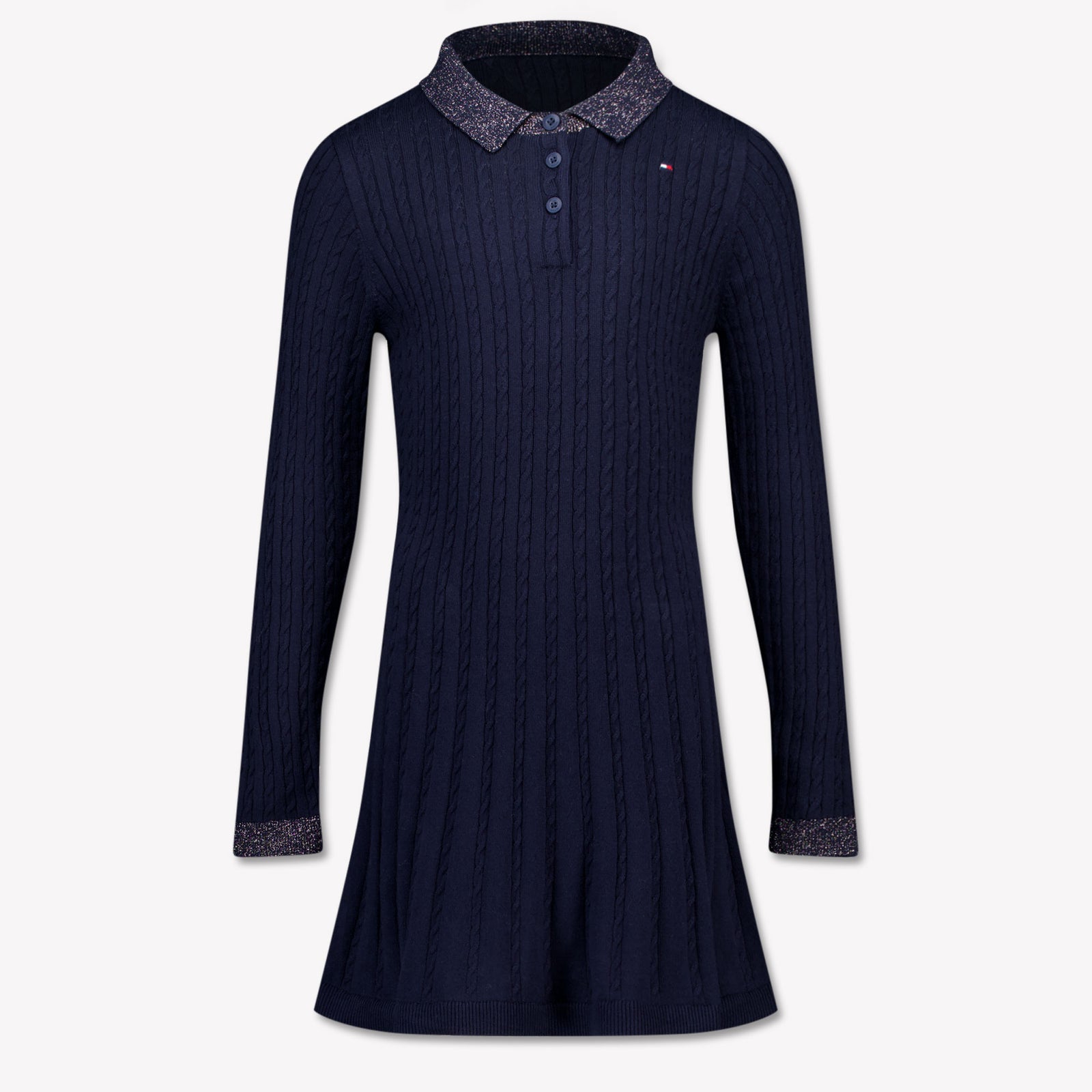 Tommy Hilfiger Kinder Meisjes Jurk In Navy